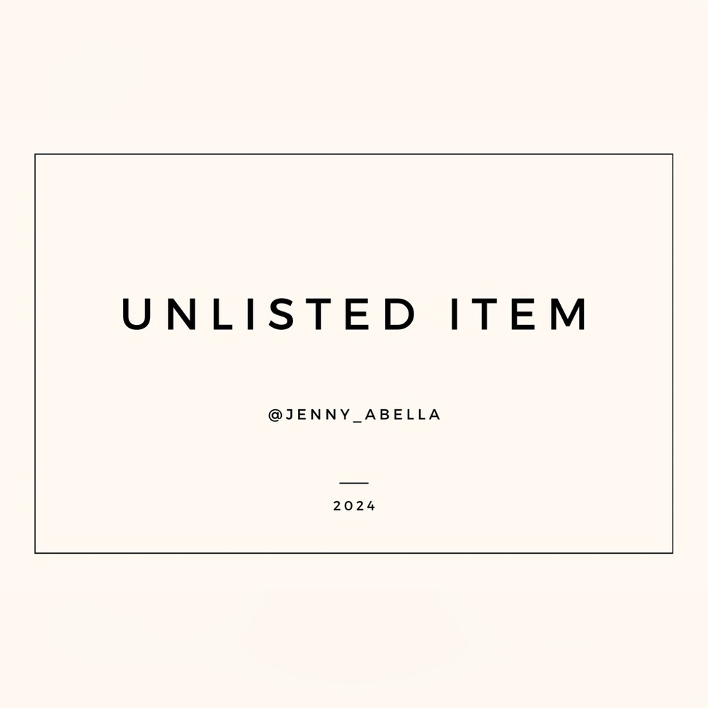 Unlisted item.